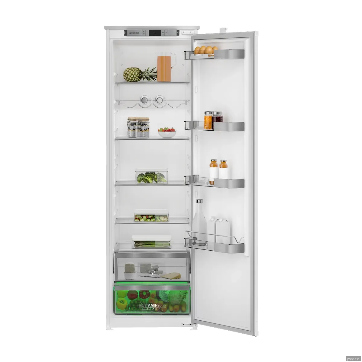 Grundig GSMI 25740 N integrerad kylskåp