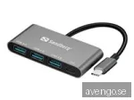 Sandberg USB-C to 3 x USB 3.0 Converter