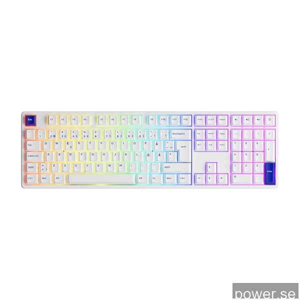 Akkogear 5108B Plus Bl/Wh CS Jelly pink gamingtangentbord