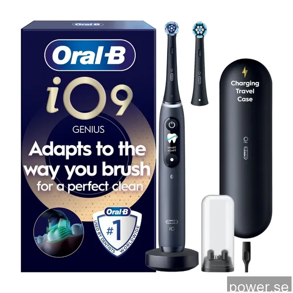 Oral-B iO9 Black Onyx, Charging Travel Case, Tr