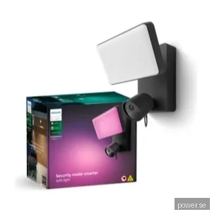 Philips Hue Secure övervakningskamera + fljusljus