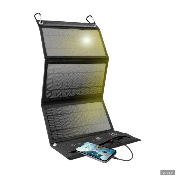 SBS Portable Solar-Powered Battery Charger - 21W