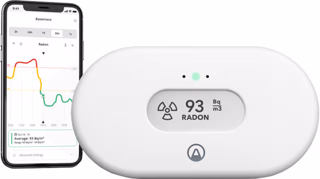 Airthings View Radon, radonmätare 2989