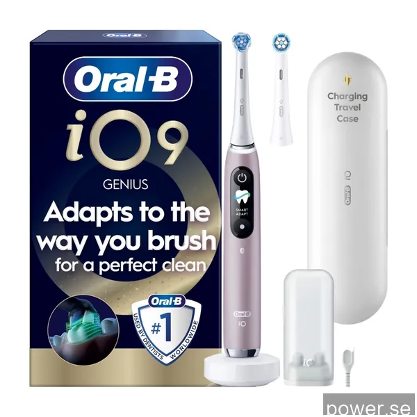 Oral-B iO9 Rose Quartz, Charging Travel Case, T