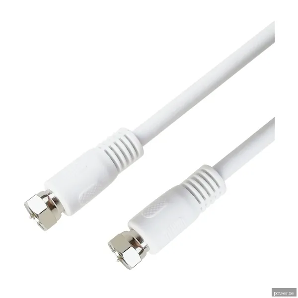 Deltaco antennkabel F-kontakt 3m