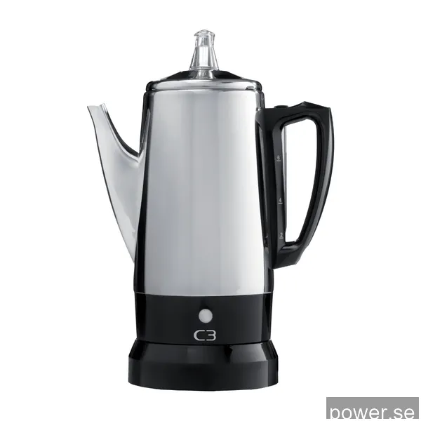 C3 Basic C3033656ECO perkolator, rostfritt