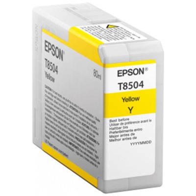Epson UltraChrome HD T8504, 80 ml, Gul