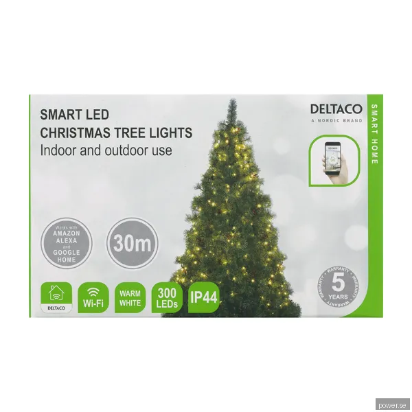 Deltaco smart julgransbelysning DEL4350024