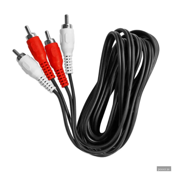 Ekon Ljudkabel 2 RCA hane till 2 RCA hane 1.8m