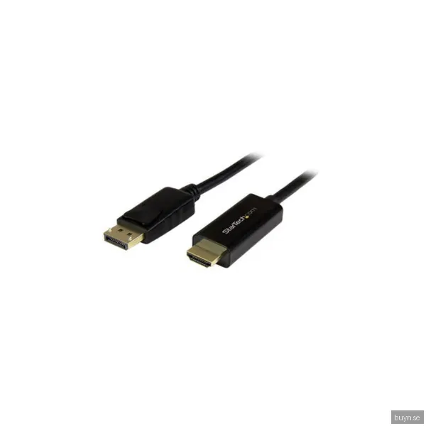 Startech 2M Displayport till Hdmi Adapter 4K Dp till Hdmi Converter
