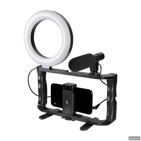 GadgetMonster Vlogging Kit, svart (gdm-1022)