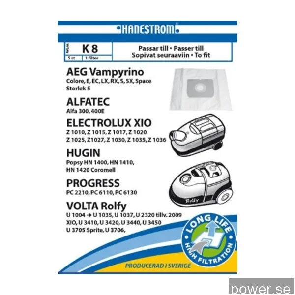 Haneström K8 Aeg Vampyrino, Volta rolfy,xio,sprite