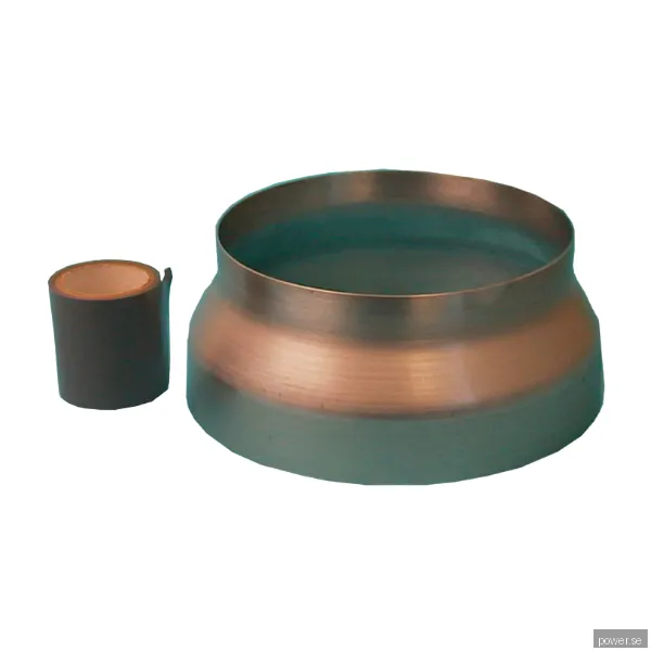 Haneström, reducering Aluminium 160/125 mm