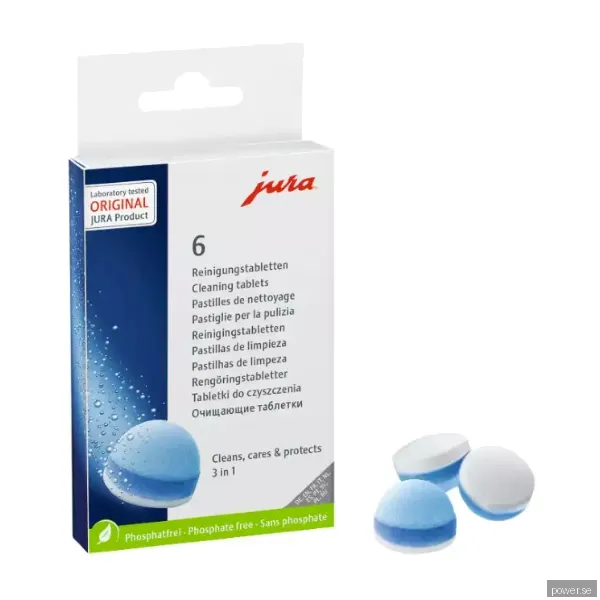 Jura 3-fas rengöringstabletter 24225