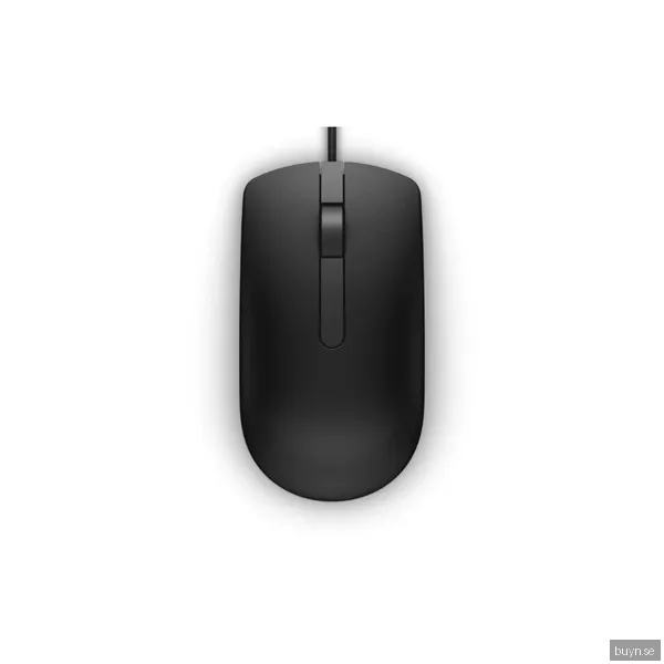 Dell MS116 - mus - Mouse - Optic - 2 knappar - Svart
