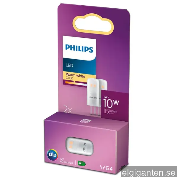 Philips LED kapsel G4, 115 lm