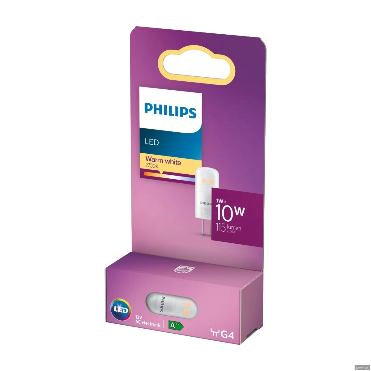 Philips LED kapsel G4, 115 lm