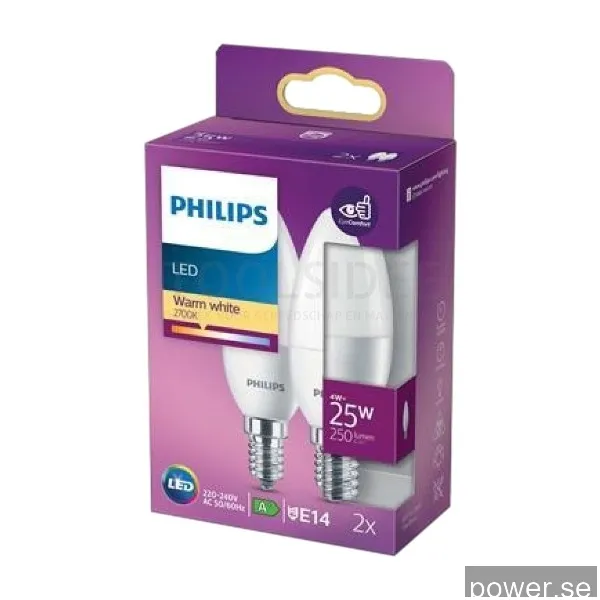 Philips LED 25W B35 E14 Ww FR nd