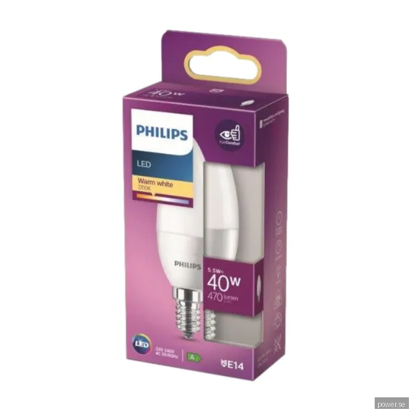 Philips LED 40W B35 E14 Ww FR nd