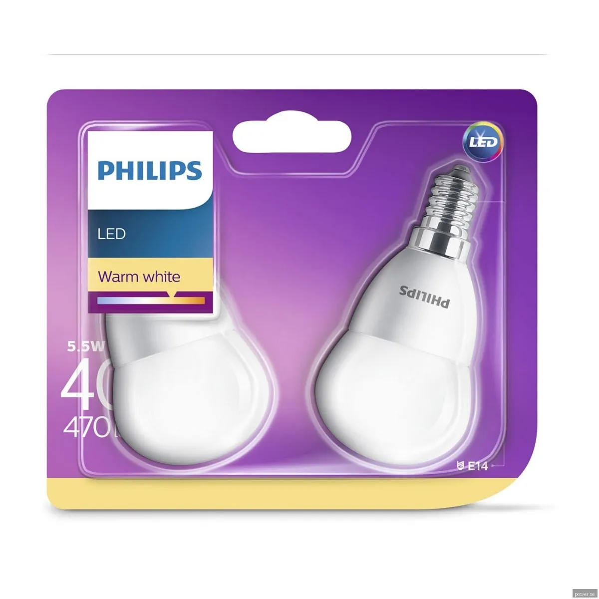 Philips LED-glödlampa Reflektor R50 2.8W/827 (40W) 36° E14