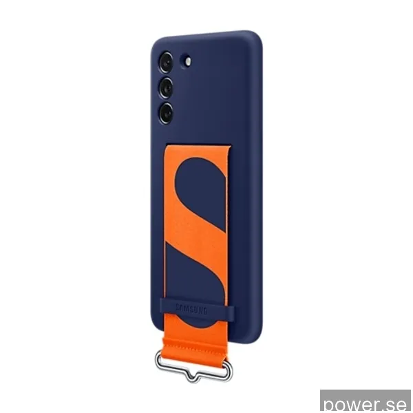 Samsung Silicone Cover With Strap S21 FE 5G - navy