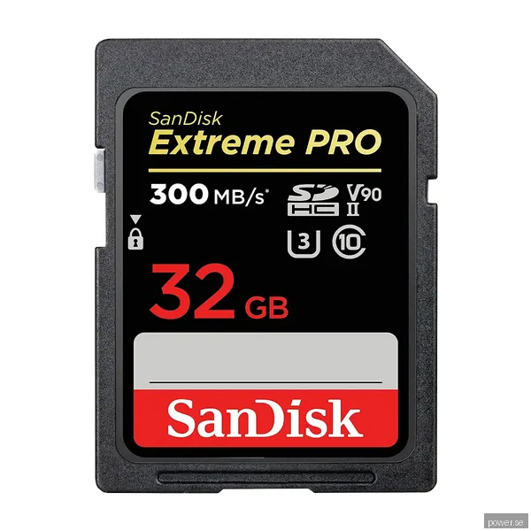 SanDisk Extreme Pro minneskort 32GB SDHC uhs-ii
