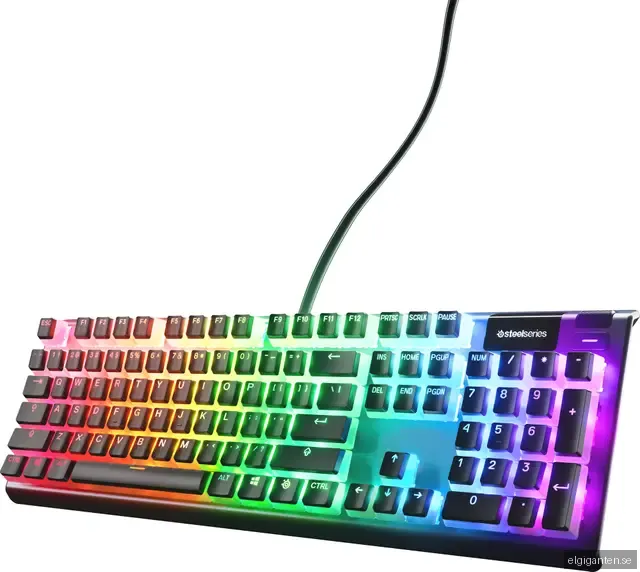 SteelSeries PrismCAPS - Nordic - Knappsats - Nordisk - Svart
