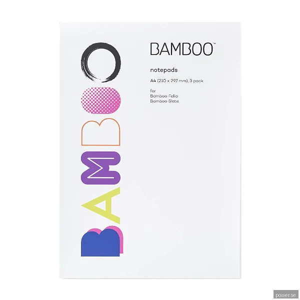 Wacom Bamboo Folio/Slate notepads A4 3-pack