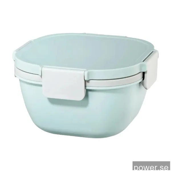 XAVAX matlåda med 3 behållare - pastellblå