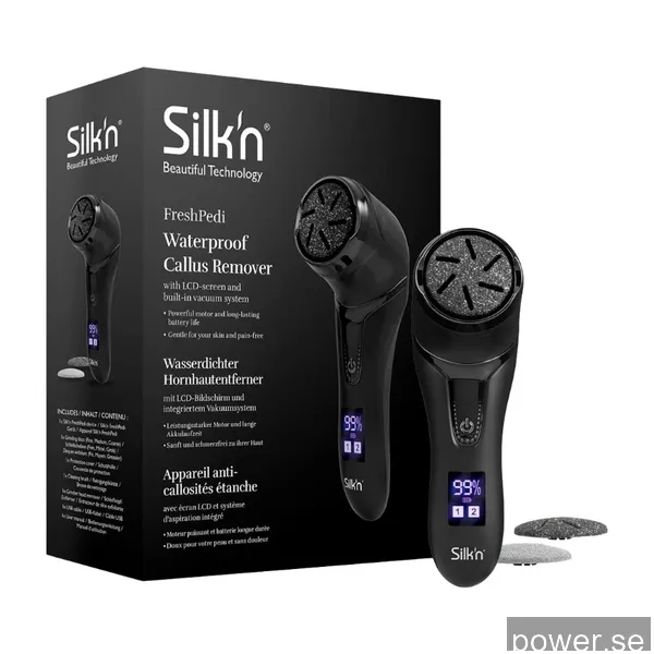 Silkn Freshpedi elektriskvalkborttagare, svart