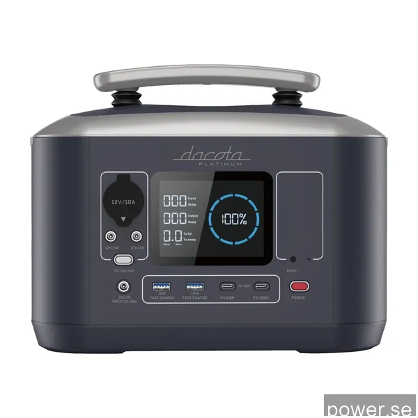 Dacota Platinum DPPS600 portabel kraftstation