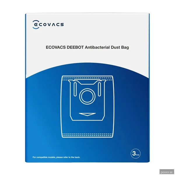 Deebot X2 Omni antibakteriella dammpåsar, 3 st