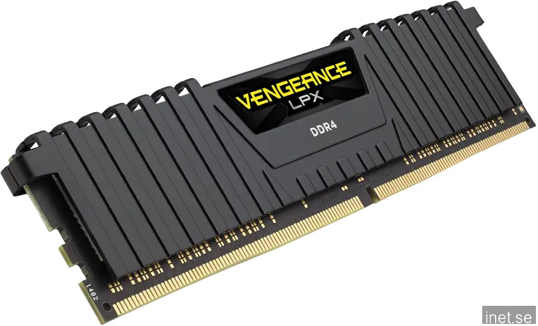 Corsair Vengeance LPX DDR4-2400 - 8GB - CL16 - Dual Channel (2 pcs) - Intel XMP - Svart