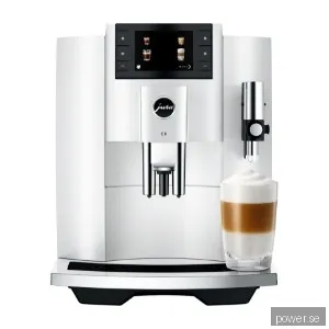 JURA E8 espressomaskin, vit