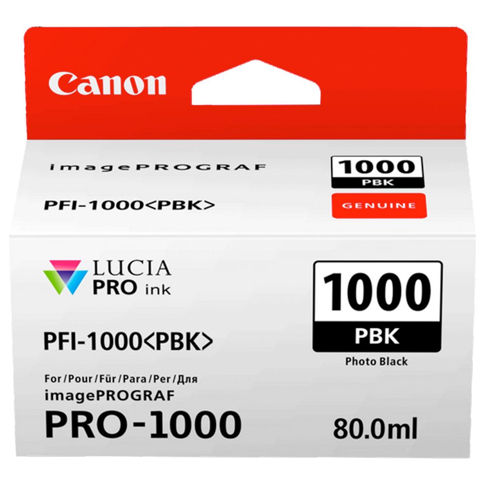 Canon PFI-1000 PBK Bläckpatron, Photo Black