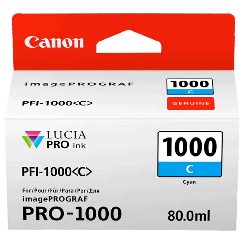Canon PFI-1000 C Bläckpatron, Cyan