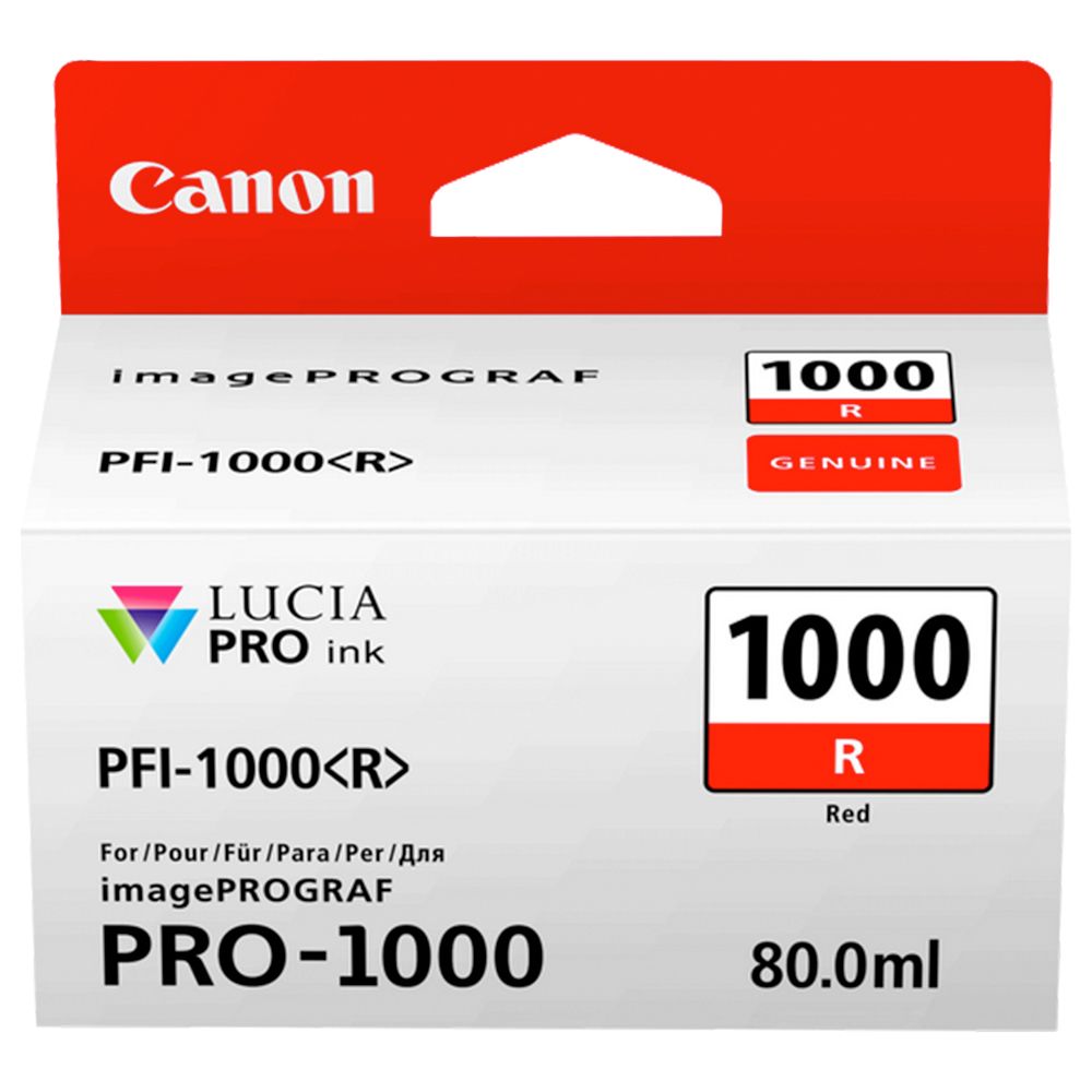 Canon PFI-1000 R Bläckpatron, röd
