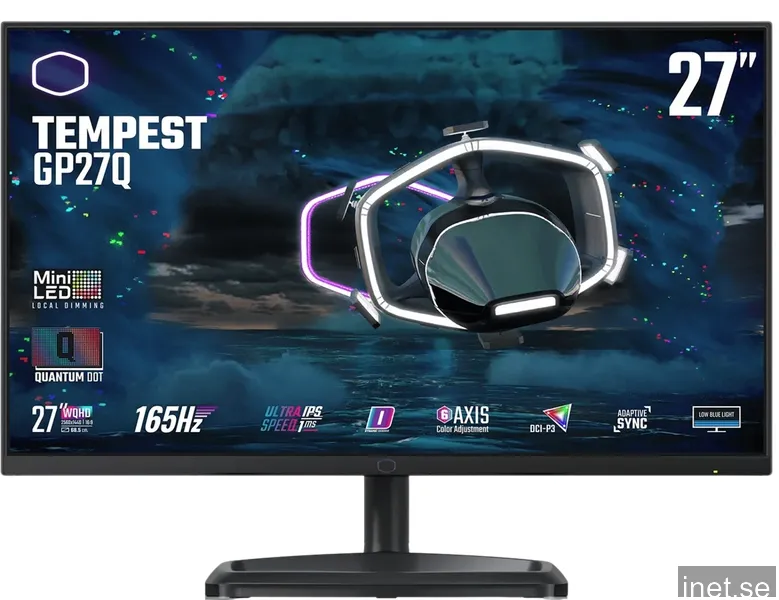 Cooler Master Tempest GP27Q 27″ QHD IPS 165Hz Mini LED Gamingskärm