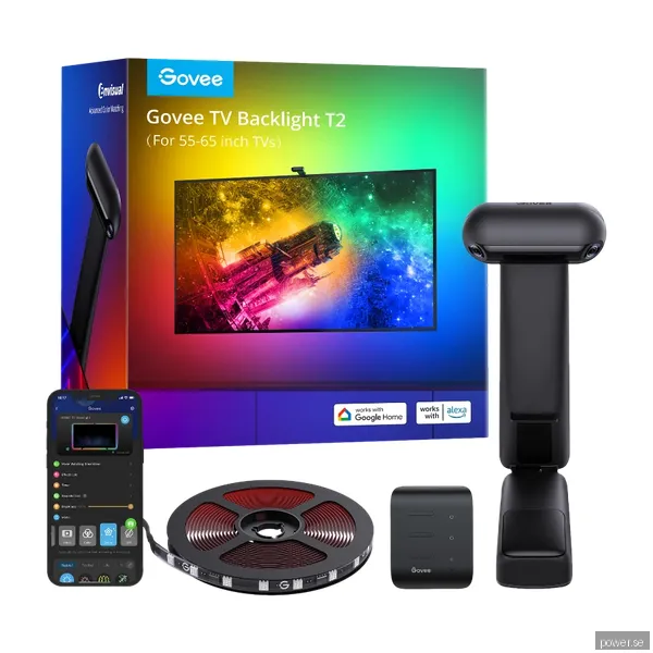 Govee Envisual T2 TV Bakgrundsbelysning för 55"-65"