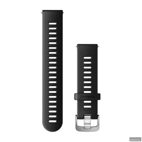 Garmin Quick Release klockrem i silikon 20mm (svart)