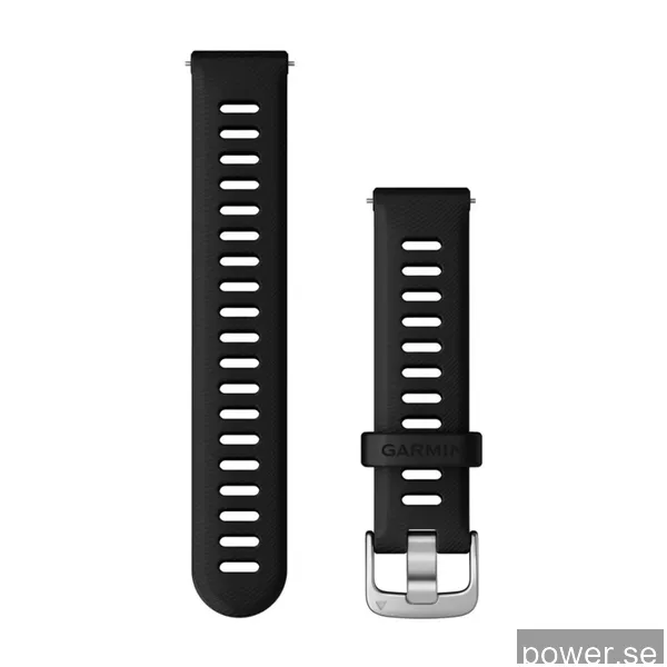 Garmin Quick Release armband 18 mm silikon, svart