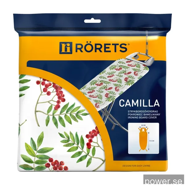 Rörets Camilla strykbrädsöverdrag, flera mönster/färger