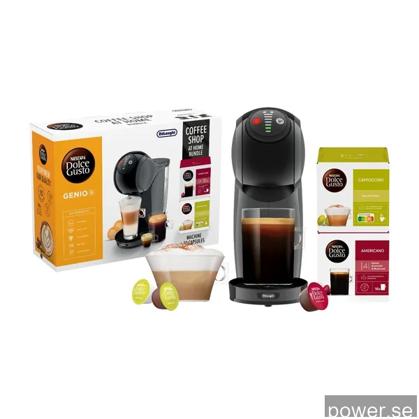 Dolce Gusto Genio S Coffeshop bundle, grå