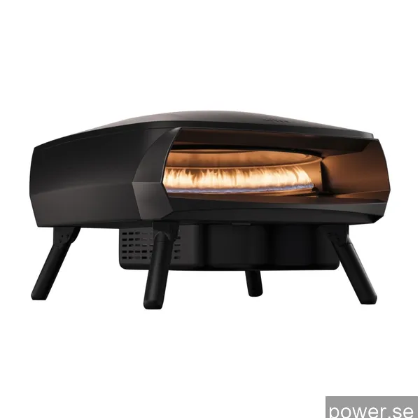 Witt Etna Fermo pizzaugn svart, gasdriven