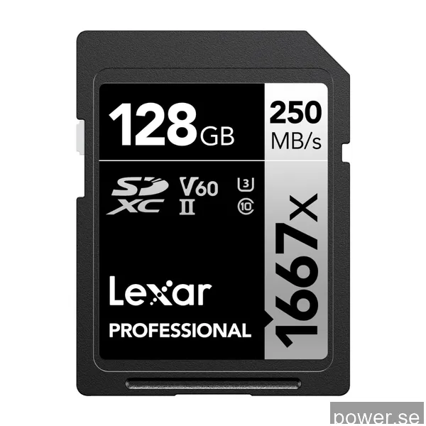 Lexar Professional SILVER 1667x - 250MB/s - 128GB