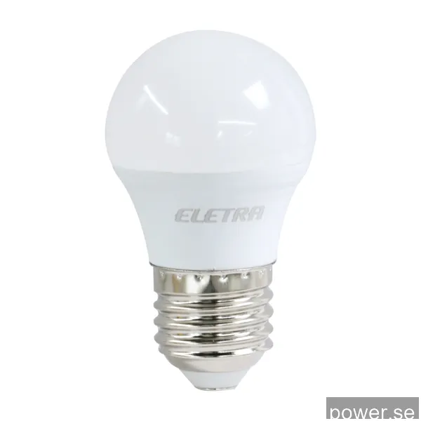 Eletra LED-lampa E27 G45 4.8W 2-pack