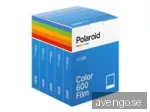 Polaroid Color Film 600 Type (8 exposures) - White Frame - 5-Pack