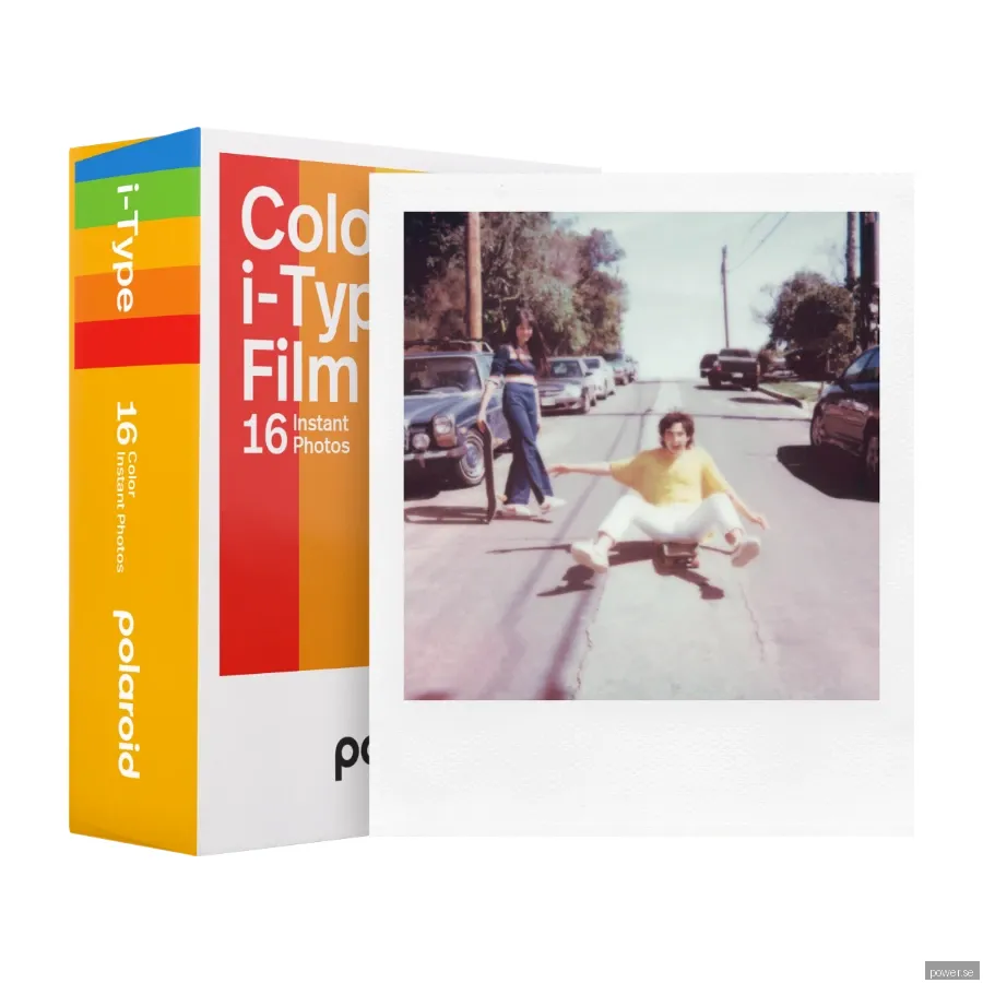 Polaroid Color Film i-Type (8 exposures) - White Frame - 2-Pack