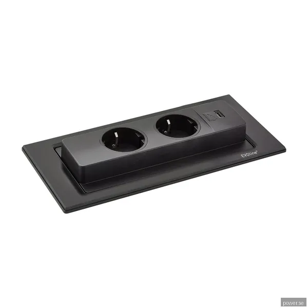 EVOline BackFlip eluttag (matt black)