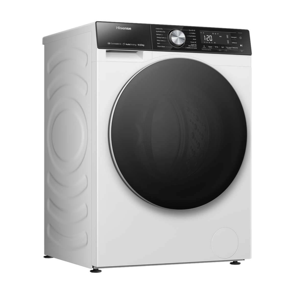 Hisense WD5S1045BW kombinerad tvättmaskin/torktumlare